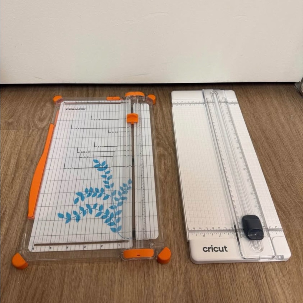 Fiskars and cricut paper cutter bundle